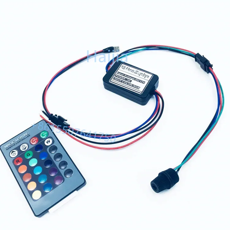 New design and new function plastic 12V 1 tow 4 fiber optic light generator