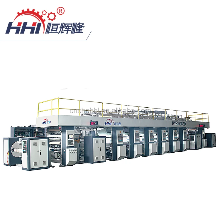 HHL HYS61000SD 6 видов цветов машина глубокой печати с электрическим вал и двойной намотки повторной