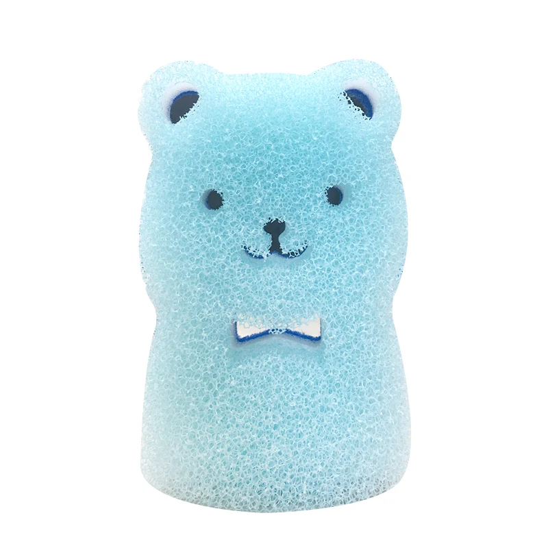 cute bear animal shape kitchen sponge