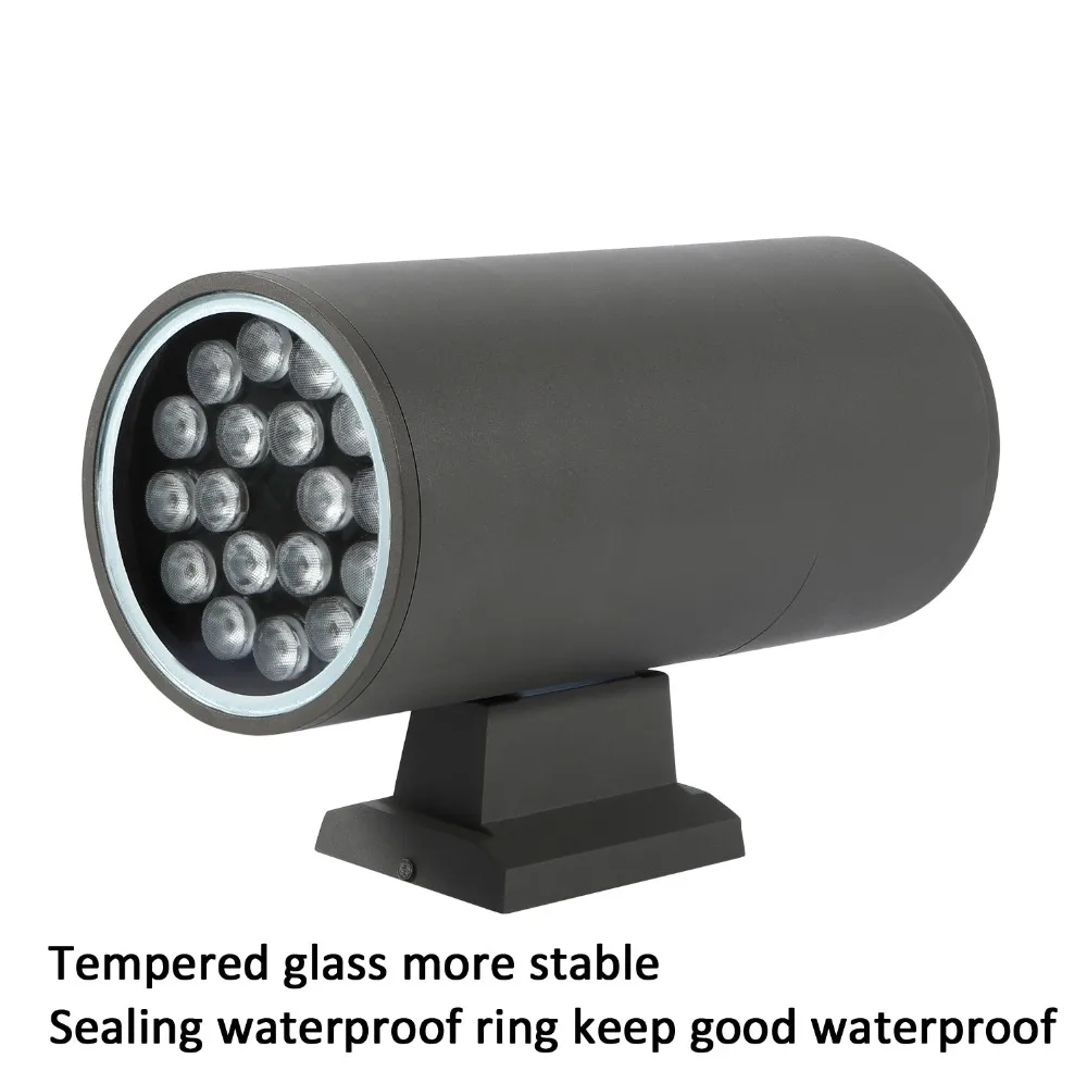 ETL WET LOCATION WATERPROOF IP65 OUTDOOR LED UP AND DOWN WALL LIGHT 6500K