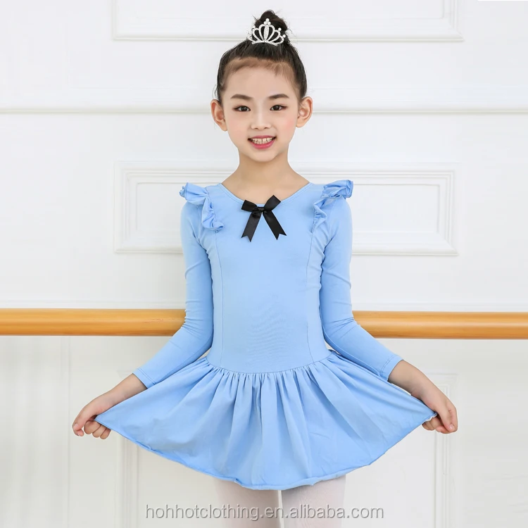 Hot Fashionable  Wholesale Cheap Tulle Chiffon Long Sleeves Training Dance Wear Skirt Tutu Ballet
