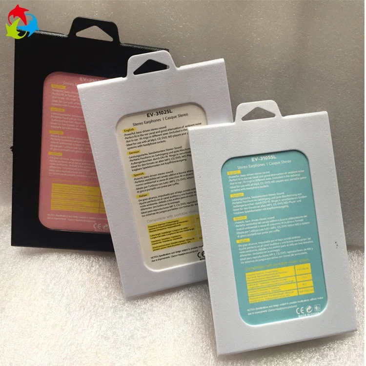 Factory price plastic package blister card packaging for earphone
