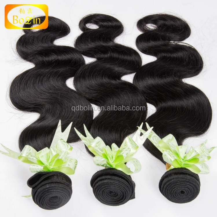 Qingdao Bolin Hair Products company камбоджийские поставщики волос 8 '-30' Дешевые Волнистые камбоджийские натуральные волосы