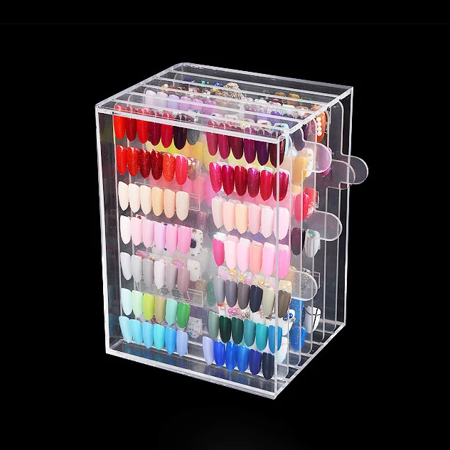 
Beauty salon Acrylic nail art display stand, nail art organizer, polish gel display 