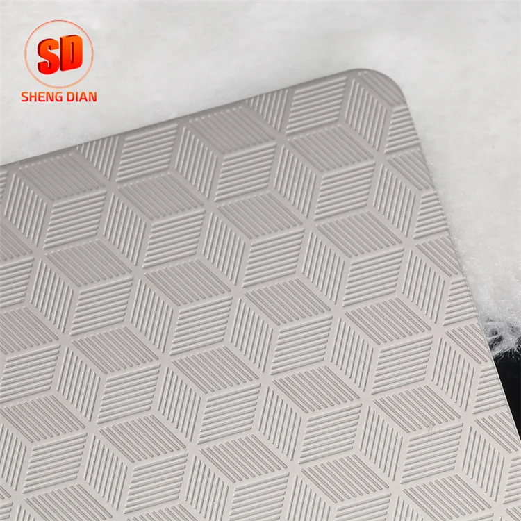 Китайский поставщик холоднокатаной нержавеющей стали тиснением камень текстуру листа