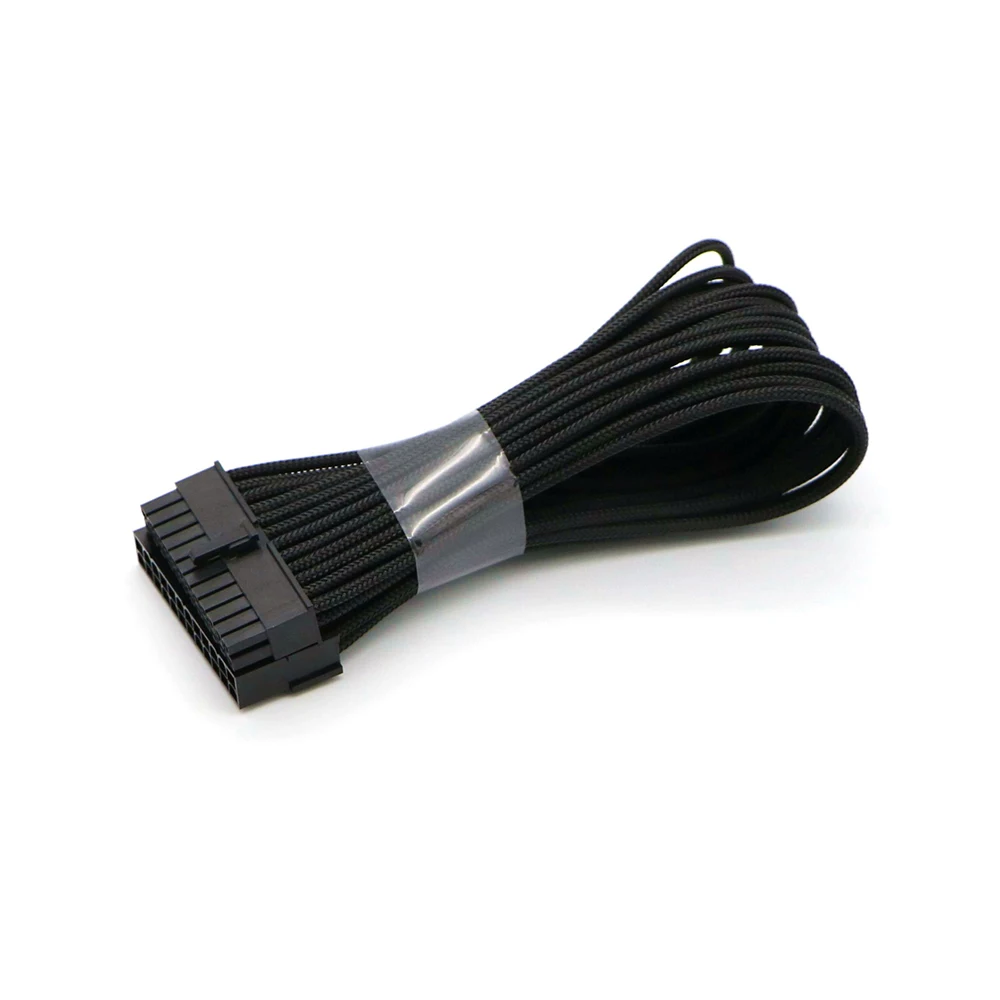 Производство 24Pin двойной PSU ATX Синхронный Питания отправной Кабель-адаптер для добычи Bitcoin 30 см