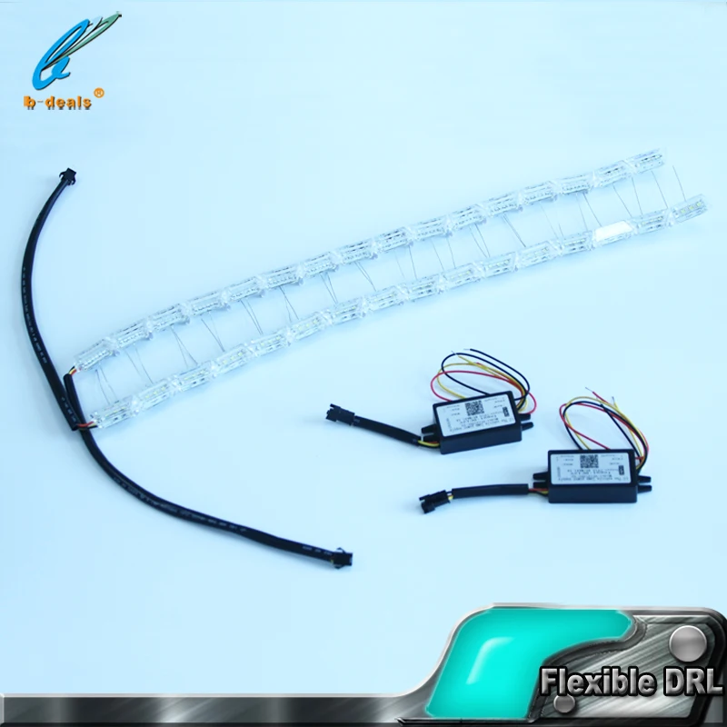 flexible drl led strip swichback daytime running light