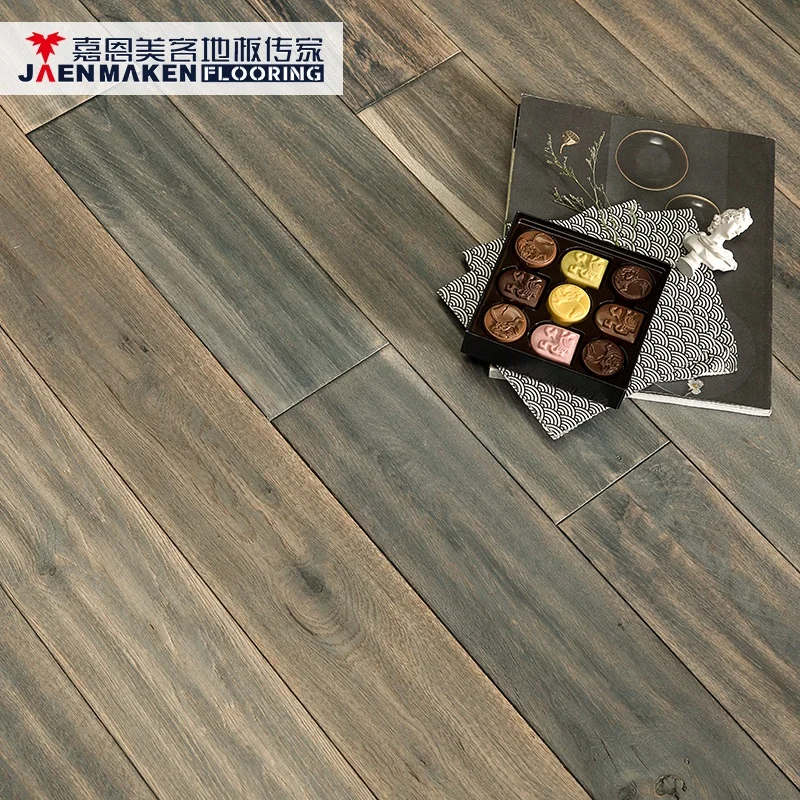 Hardwood Parquet Flooring New Arrival China Oak Solid Factory White Indoor 18mm