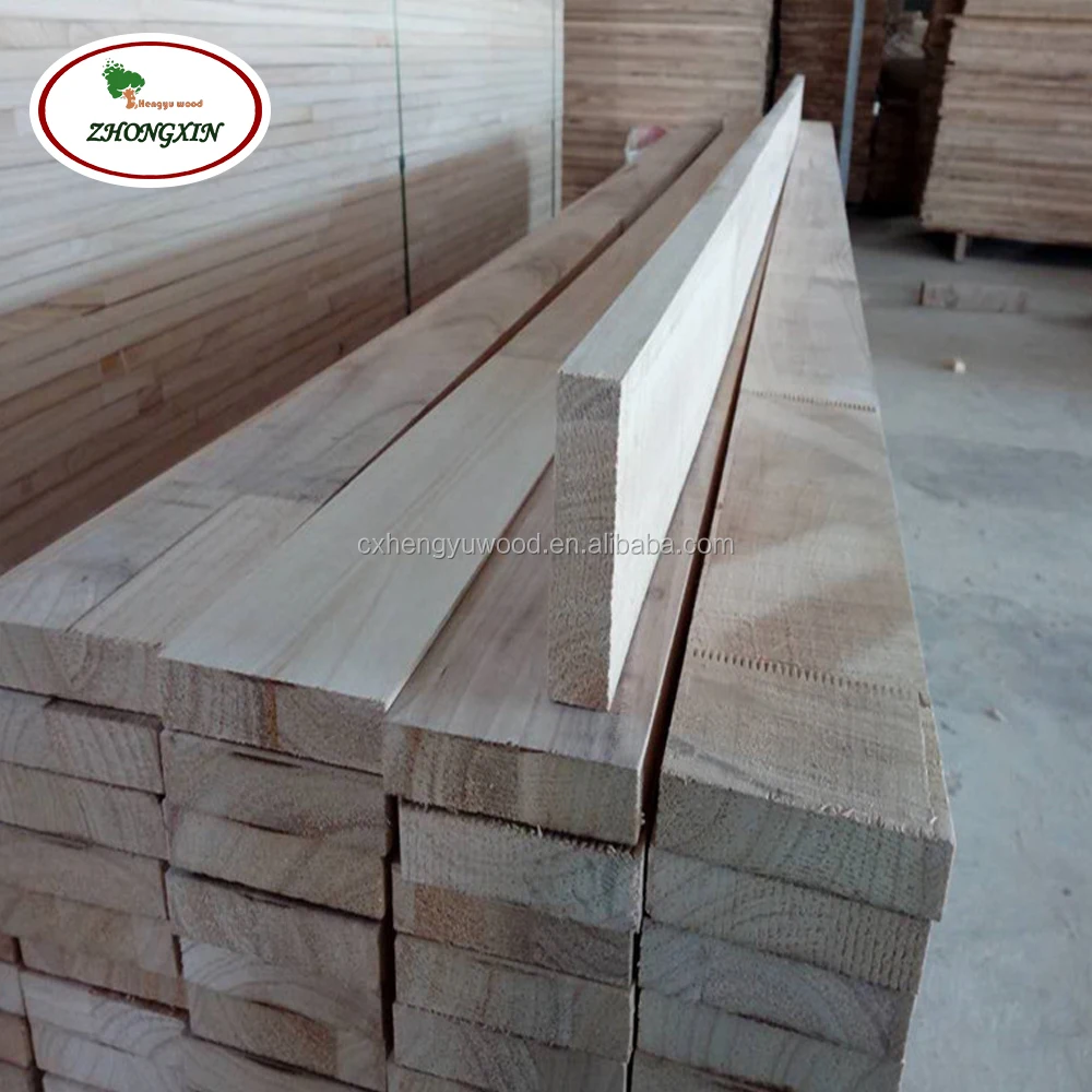 Paulownia панели Экологичные paulownia деревянный шипа доски