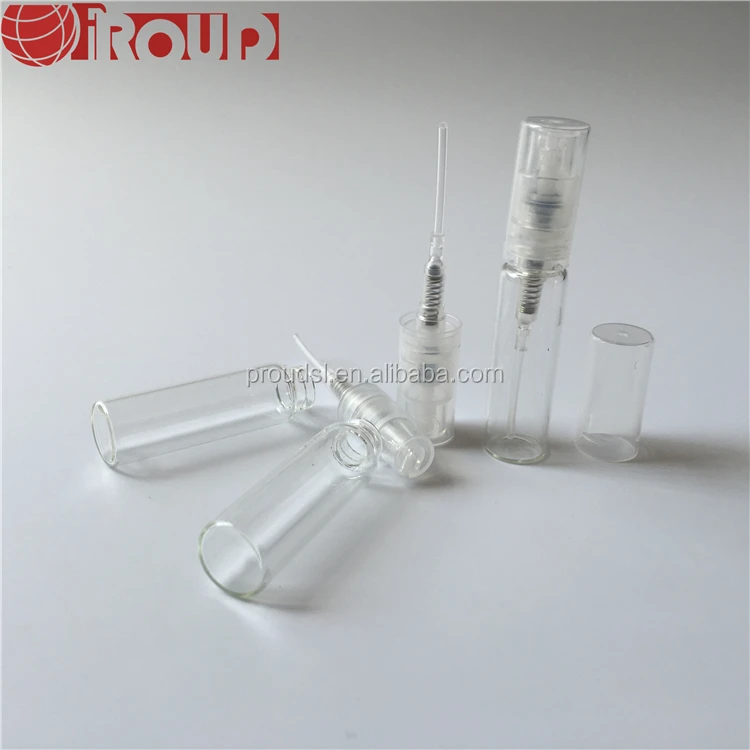 3ml empty perfume mini glass vial