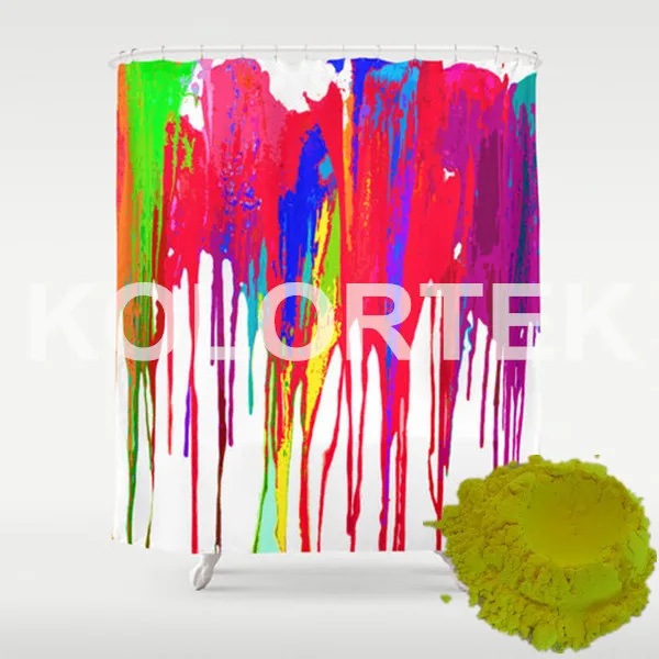 Neon yellow spray paint, Fluorescent color pigment, Ten More Colors