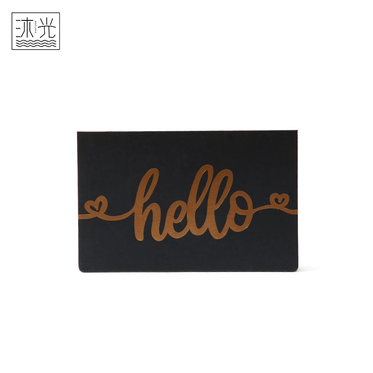
Custom Printed Gold Stamping Iridescent Paper Thanks Gifts Cards 