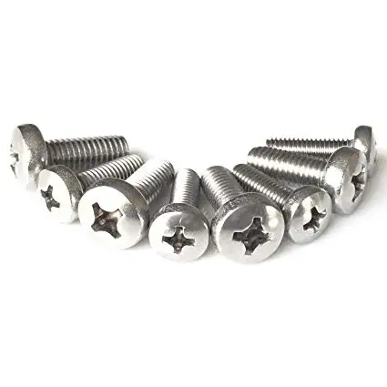 M1.6 M2 M3 M4 M5 M6 stainless or zinc plated steel remote control pan round head machine screw