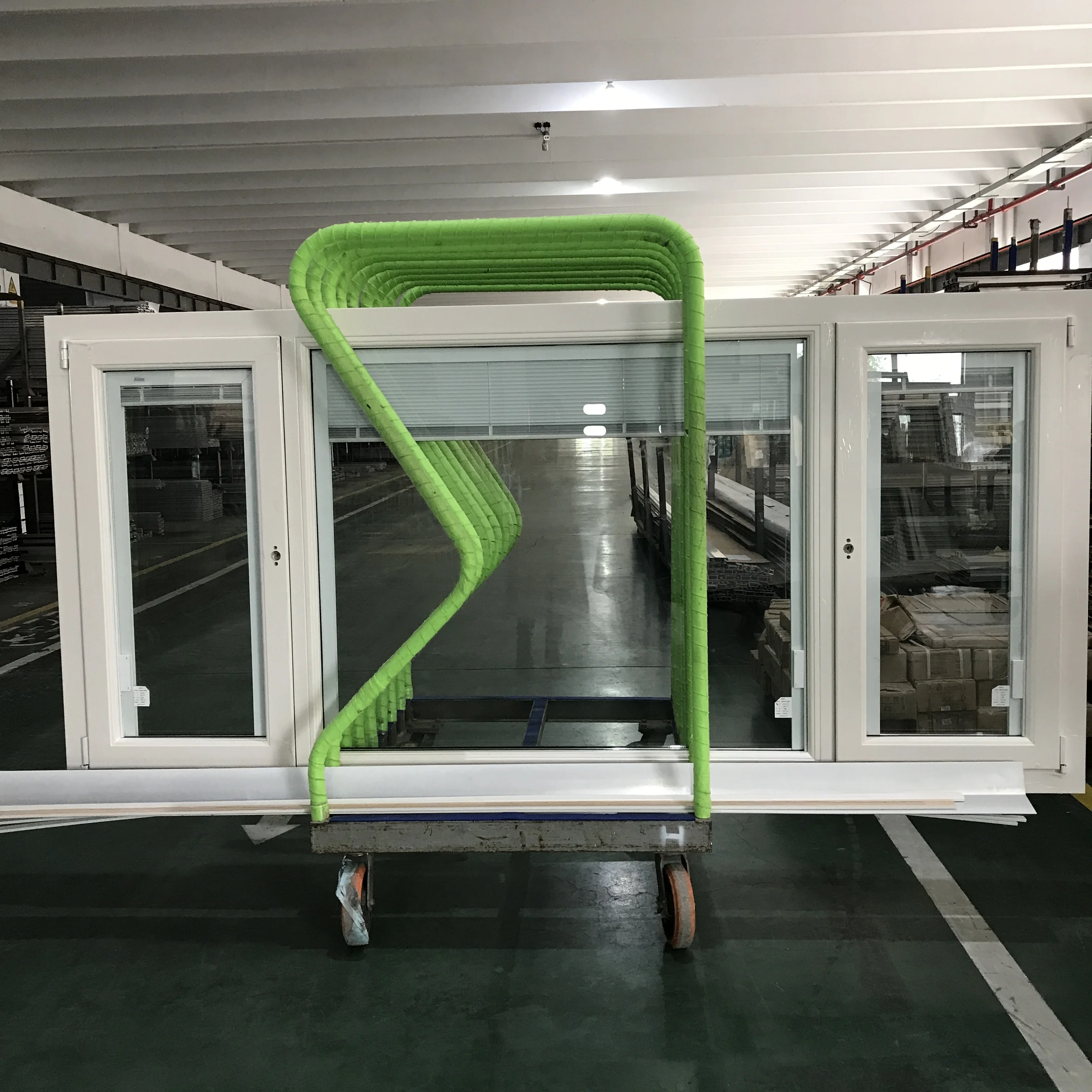 Wood aluminum luxury wood tilt turn window