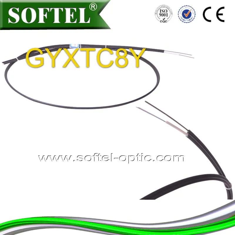 8 рисунок волоконно-оптический кабель GYXTC8Y | 24 ядер самостоятельно - поддержка антенна на открытом воздухе кабель