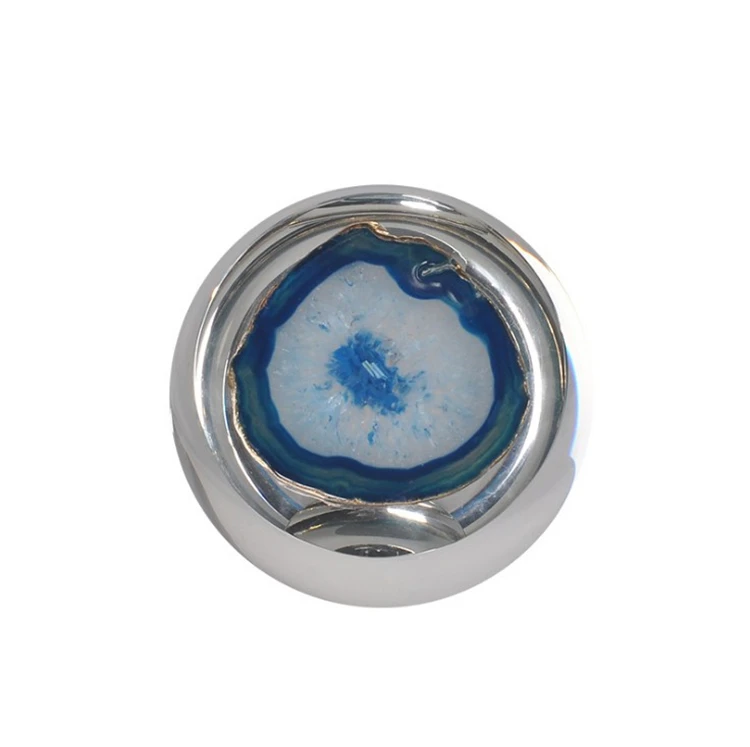 Promotional large customized crystal art glass sculpture craft bead