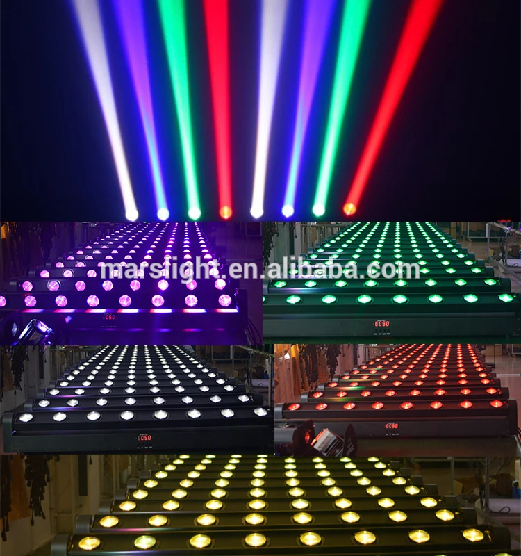 Moving head bar 8pcs 10W beam moving head light sweeper led hanging bar wall washer dj lights