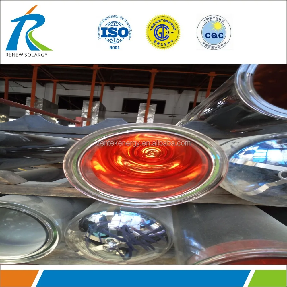 Three target large diameter solar vacuum tube for solar cooker