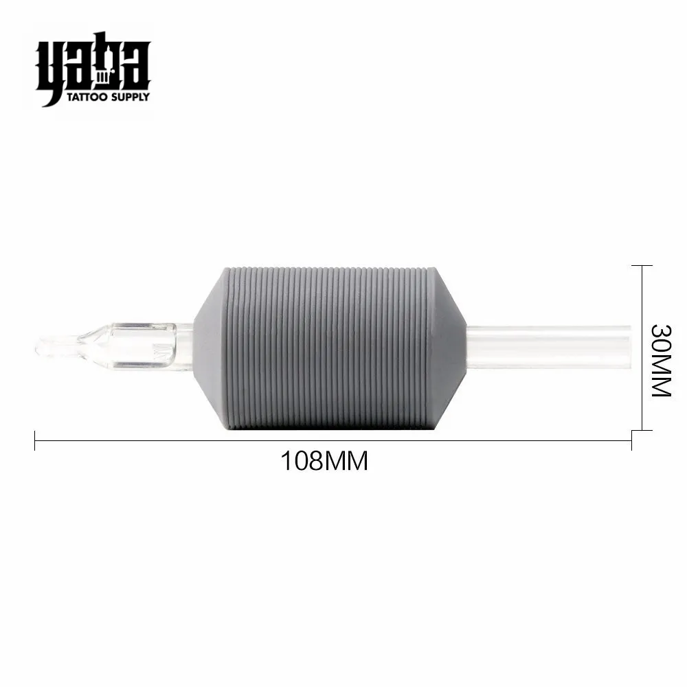 
Yaba Wholesale Tattoo Disposable Tube Rubber Straight Grip For Body Art 