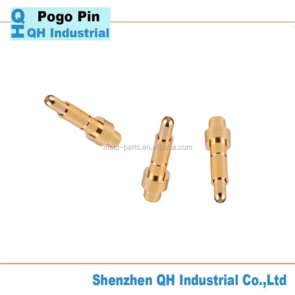 Hot sale brass with gold plated pogo pin to make pin connector