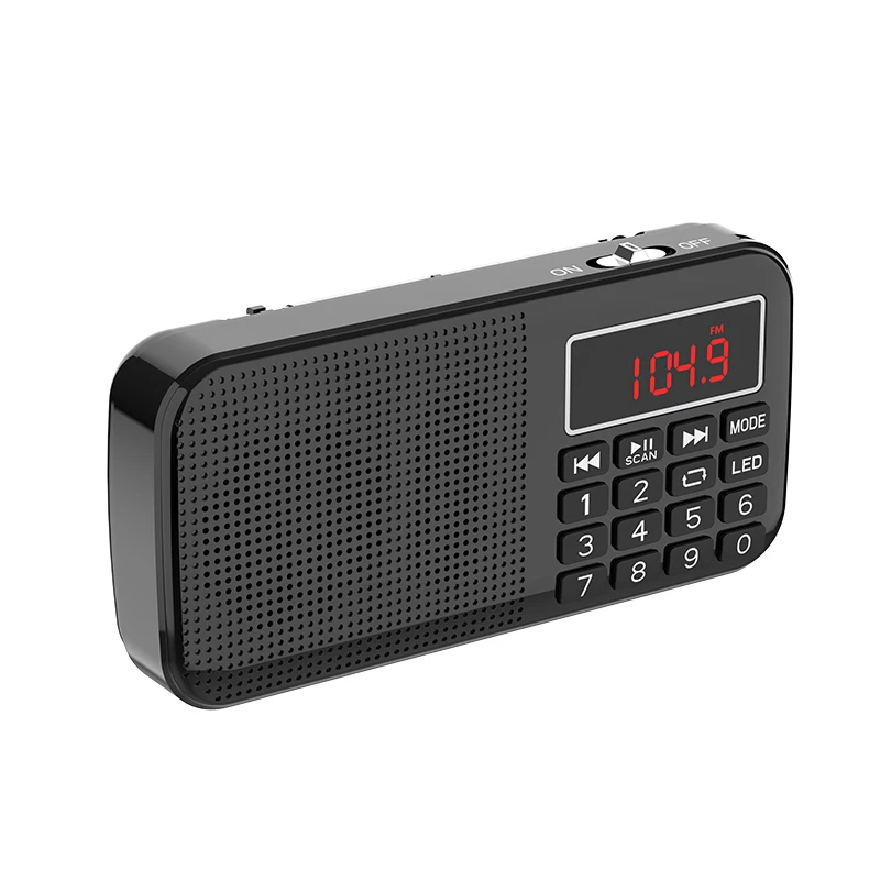 Dewant L-558AM China china am fm portable radio scanners with 2pcs 18650 batteries