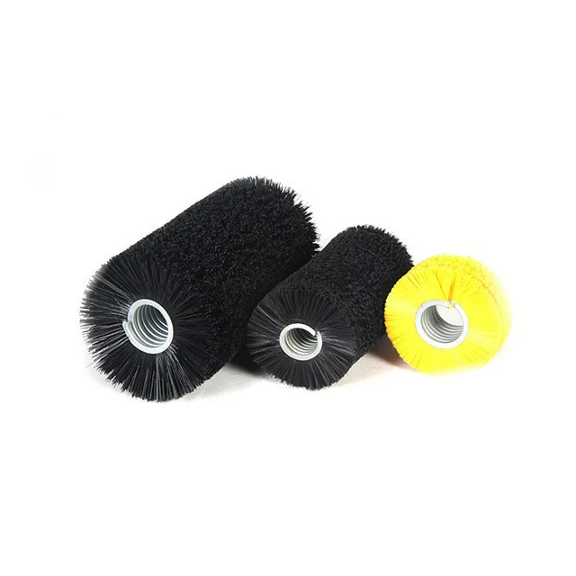 Steel wire abrasive nylon outside Coil Brushes