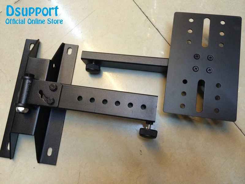 Professional Tilting Rotating Surround Holder Speaker Bracket Wall Mount Holder With Metal Plate speaker wall mount