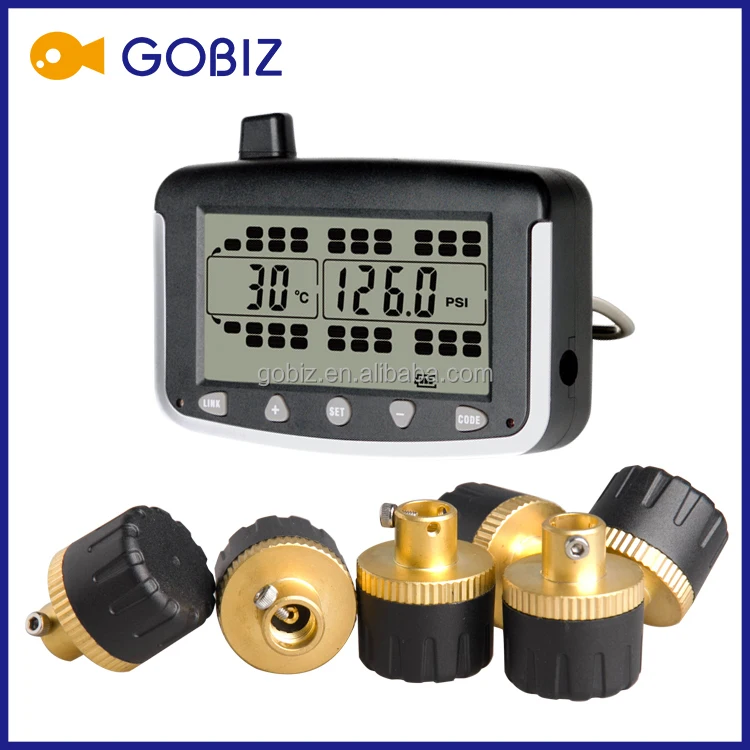 tire pressure gauge monitoring system 38tires external/internal sensor truck/BUS TPMS with school bus / bus / RV