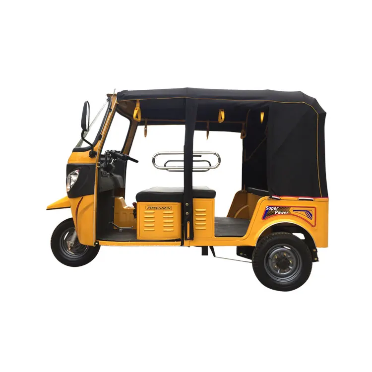 Zongshen 200CC 6 Passenger Motorized 3 wheeler tuk tuk Petrol bajaj auto rickshaw price picture
