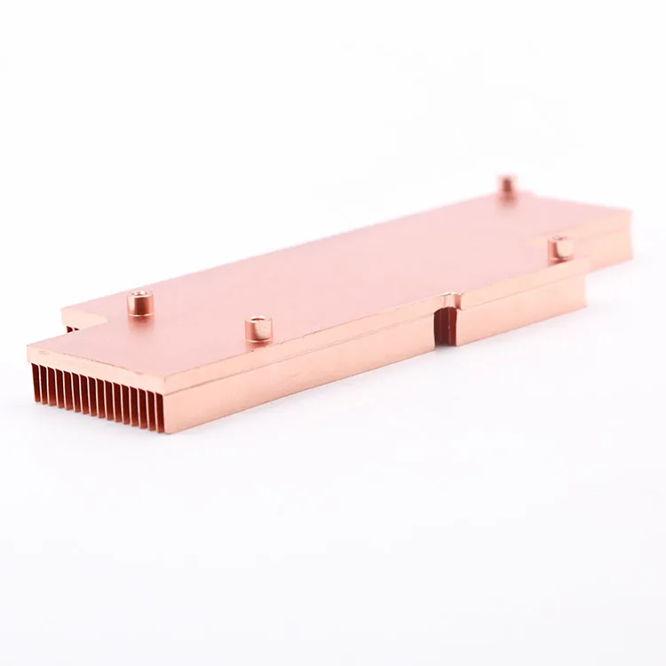Wholesale Large Copper Heatsink, China Cu Radiator, Precision Machining Service
