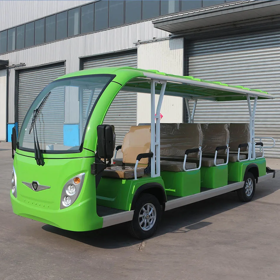 Eco-friendly tourist adult electric sightseeing bus with low price for sale