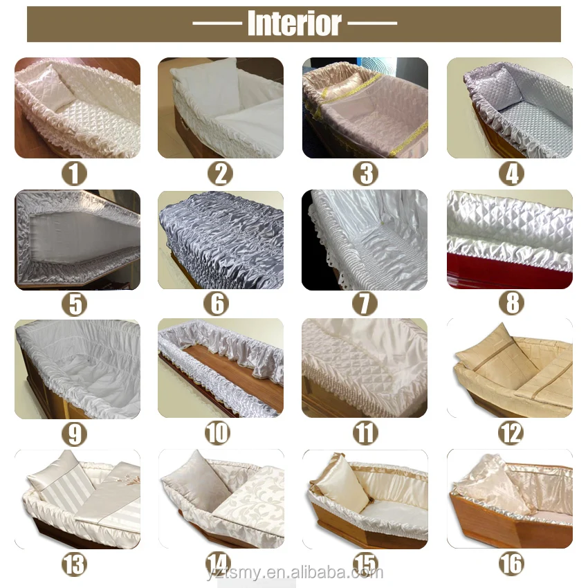 JS-E032 Adult wooden coffin types of coffin