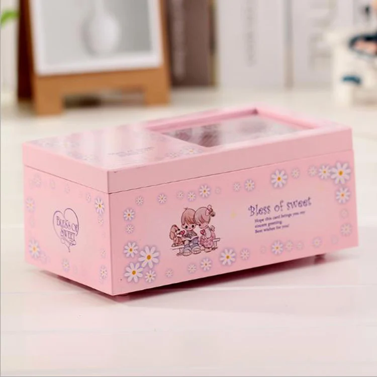 Creative Dancing Ballerina Jewelry  Music Box Happy Birthday Souvenir Gift Music Box