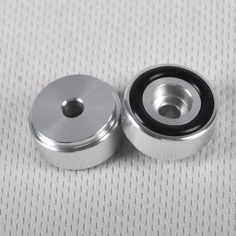 Silver Aluminum 20x10mm Amplifier Feet Pad for CD DVD DAC Player