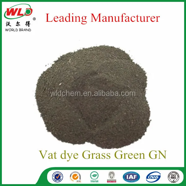 Gbl chemical Vat dye Grass Green GN bombay dyeing