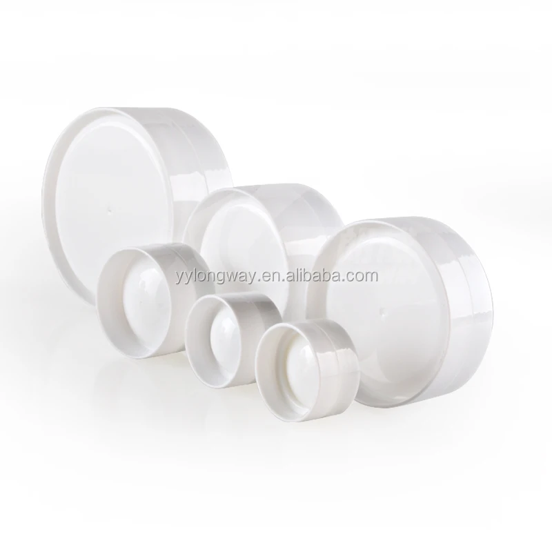 Natural plastic 30g 50g 100g frosted glass cream jar with silver screw cap wholesale