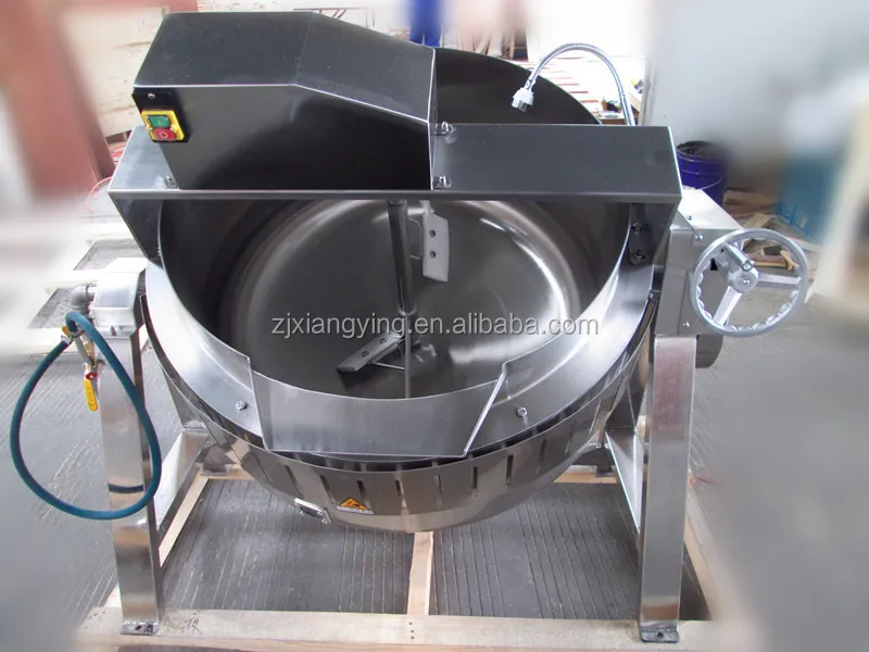 
XYJBG-200 Gas automatic cooking machine 200L / sauce mixing kettle with stirrer pot/ bone broth soup boiling kettle 