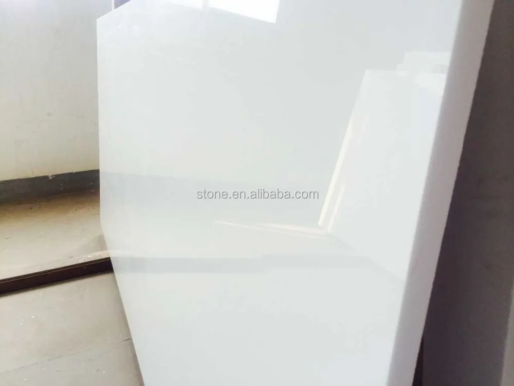 Белый мраморный камень Glassos, белый нанокамень, молочно-белые стеклянные плиты
