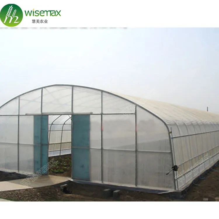 Strong structure 275g/m2 zinc coat galvanized polytunnel sell greenhouses used