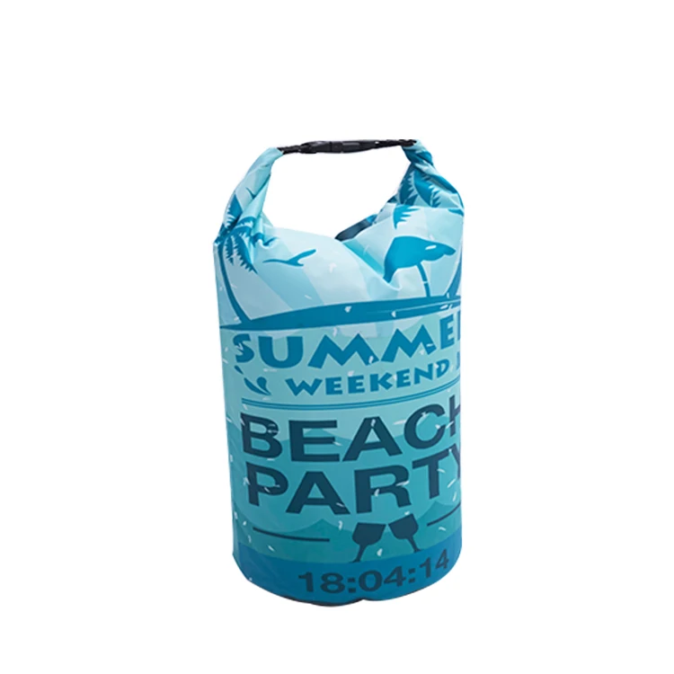 
Multi-color waterproof foldable backpack duffle PVC water proof beach dry bag ocean pack 