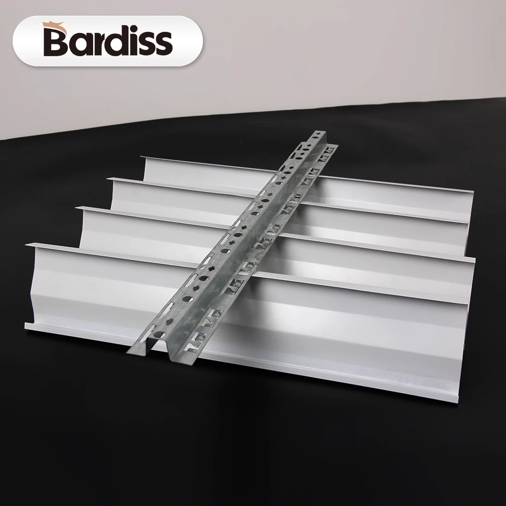 Hot sale aluminum louver suspended decorative false hook type baffle ceiling tiles