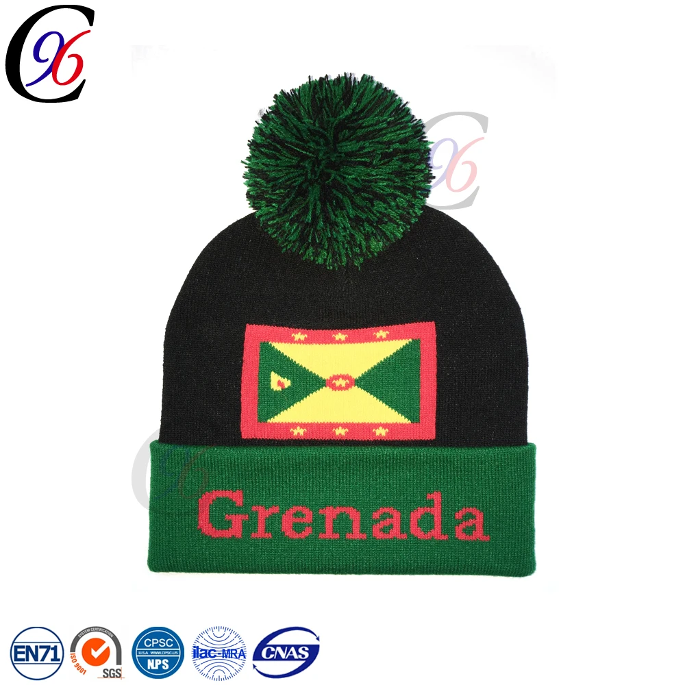 
wholesale custom funny children cheap fashion printed plain beanie winter sports ski crochet knitted toque hat 