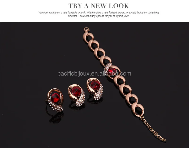 Special Luxury with Gold Plating Jewelry Sets 22 Carat Gold Jewelery Set Fashion Yiwu Jewelry Set for Sale