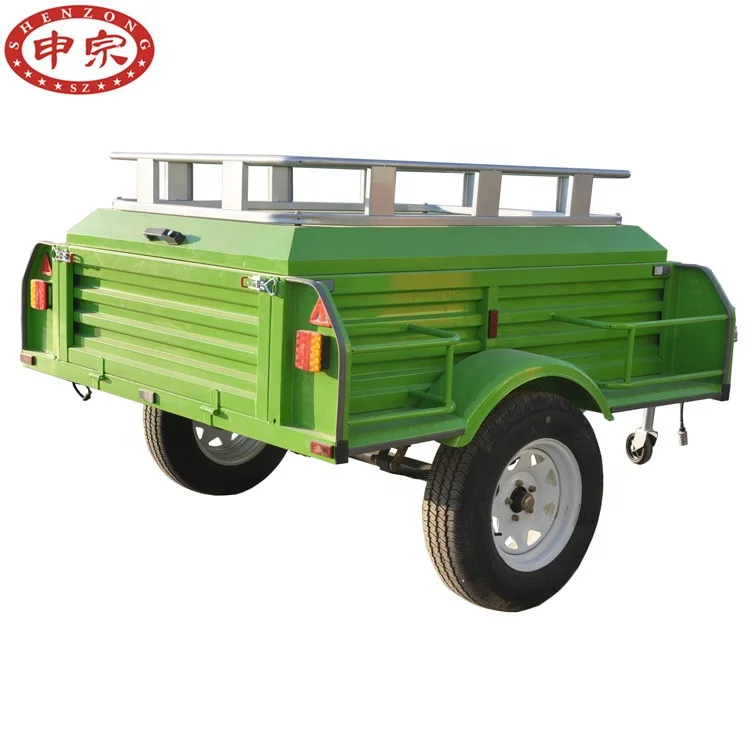 China manufacturer camper trailer off road hard floor travel trailer tent