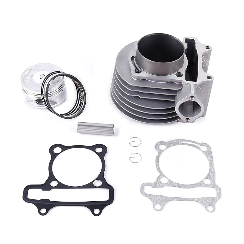 Top quality gy6 150cc engine parts quality 57.4mm gy6 150 cylinder kit for scooter engine