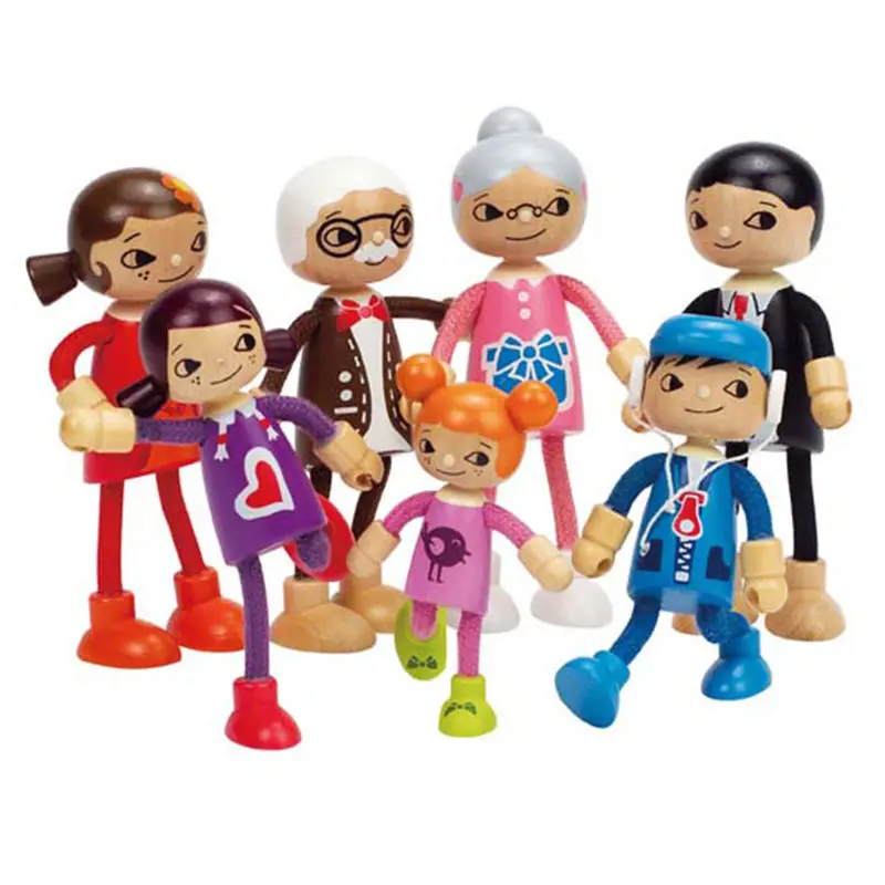 Hot New Products Fashion Doll House Toys,modern Family-grandpa