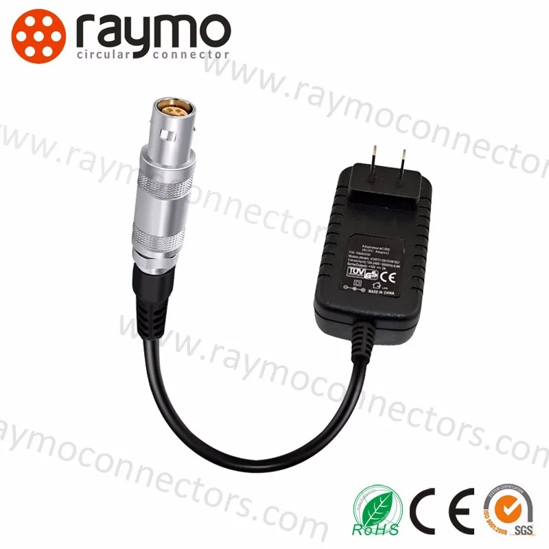 Cable Assembly circular connector FGG To D tap Power Cable
