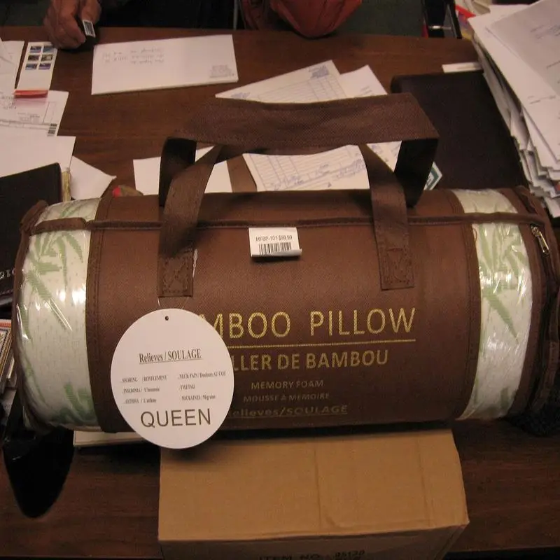 Miracle Original Bamboo Shredded Memory Foam Pillow with bamboo pillow Cover