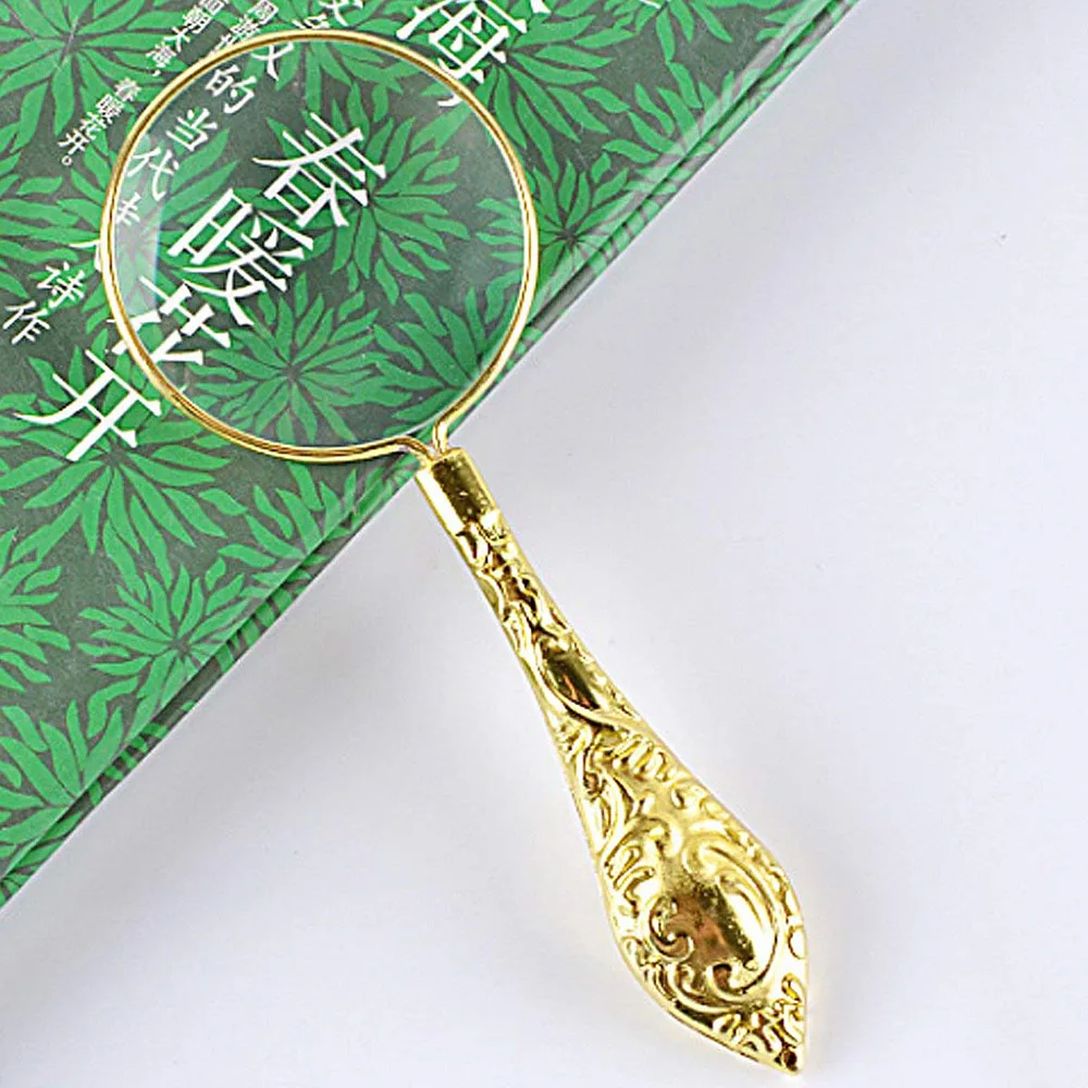 
crafts hobbies 5X carved magnifier for reading inspection 