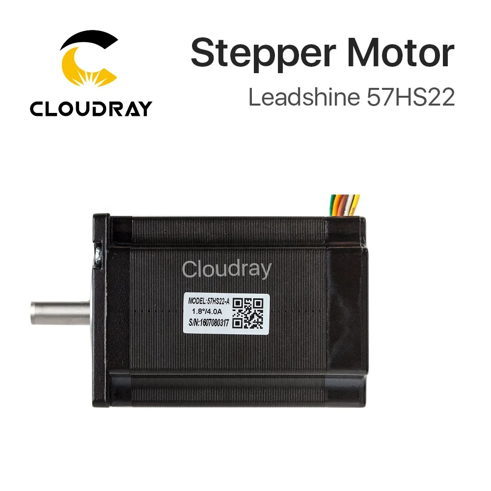 Cloudray China Leisai 2-Phase Nema 23 Stepper Motor 220v Gear Motor Laser Spare Parts